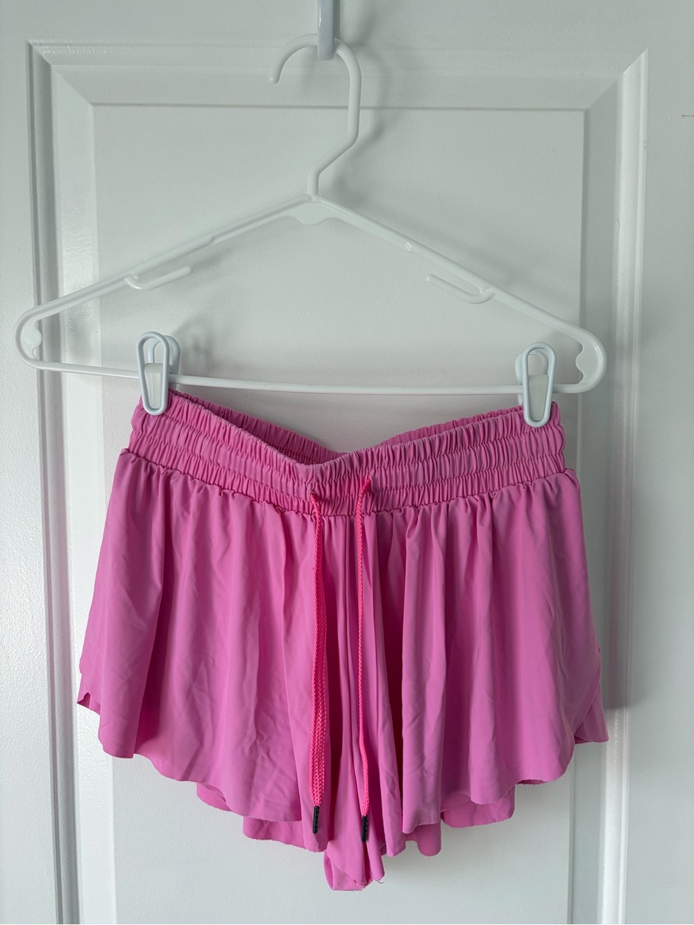 Pink Flowy Skort - Built-in Shorts Size S